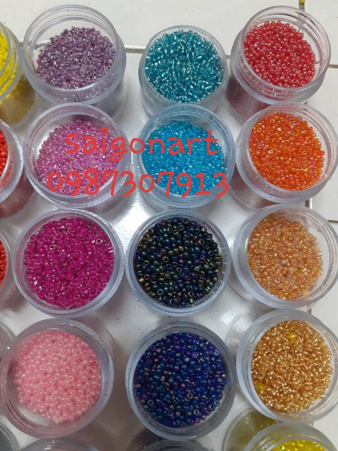 100g HẠT CƯỜM TẤM, TRANG TRÍ (Loại 2mm)