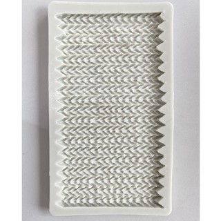 Khuôn silicon Đan Len 20*12cm ốp viền bánh rau câu 3D, 4D