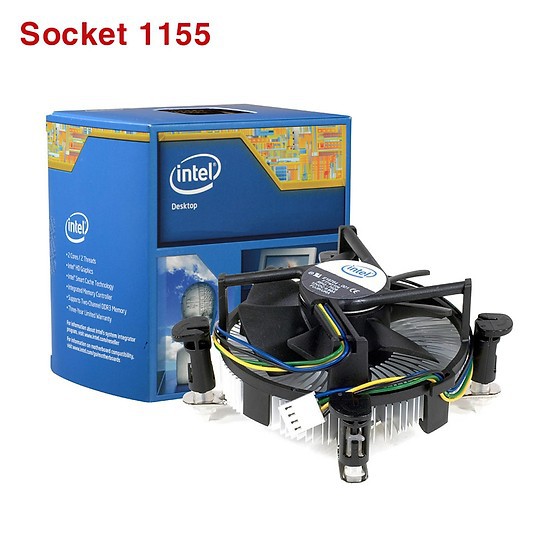 Quạt Tản Nhiệt CPU Socket 1155/1151/1150- Fan Intel Box
