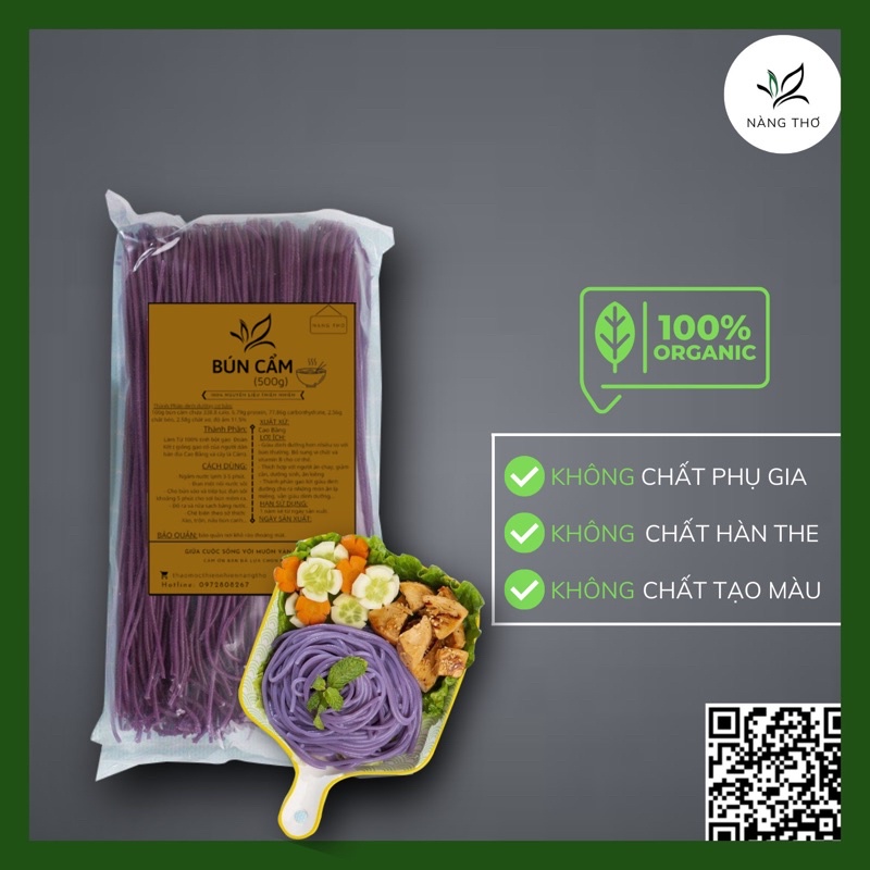 ĐẶC SẢN BÚN GẠO LỨC CẨM (LOẠI NGON) 1000gr - Bún Lứt Ăn Kiêng Giảm Cân EAT CLEAN Cao Cấp