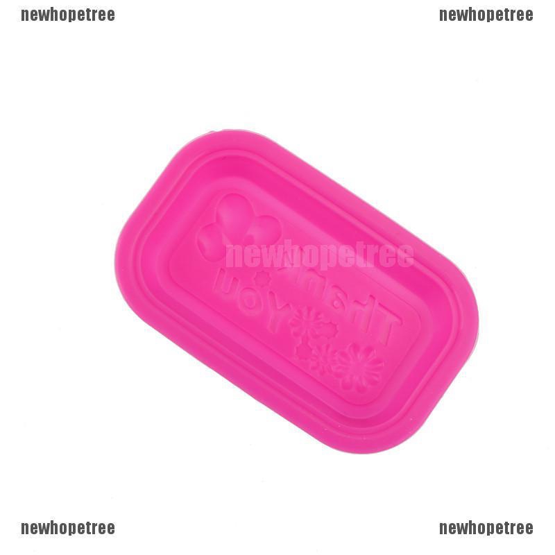 Khuôn silicone chữ nhật làm bánh xà phòng tạo hình thiên nga sáng tạo