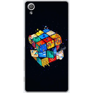 Ốp lưng Sony X, XA, XA Ultra in hình Rubik