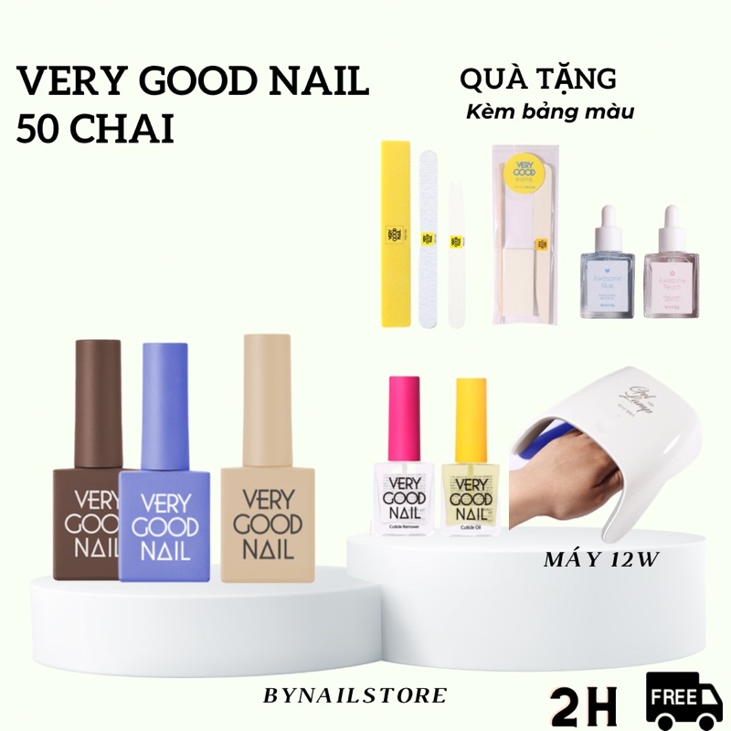 Bộ sản phẩm sơn gel cao cấp Hàn Quốc Event 50 chai ( tuỳ ý mix màu)