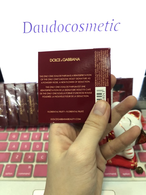 [ vial ] Nước hoa Dolce&Gabbana D&G The Only One EDP 1.5ml | BigBuy360 - bigbuy360.vn
