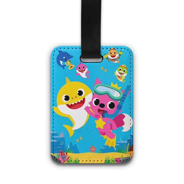 Thẻ Balo Cho Bé Hình Baby Shark - Tỉ Mỉ Studio - Mã 3008LT