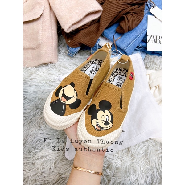 giày slip on mickey Za.ra authentic