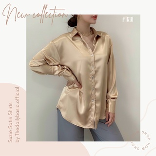 (THE DAILY BASIC) - ÁO SƠ MI SUZIE SATIN