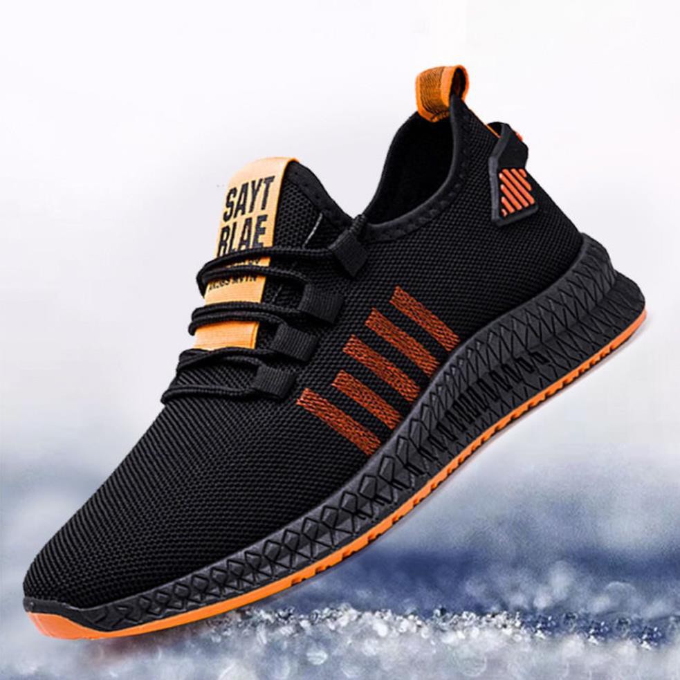 Giày Sneaker Nam TKTMS33 Giày Thể Thao Nam  Phối Sọc Siêu Thoáng Khí Gọn Nhẹ Chính Hãng TKT STORE Size (39-43) | BigBuy360 - bigbuy360.vn