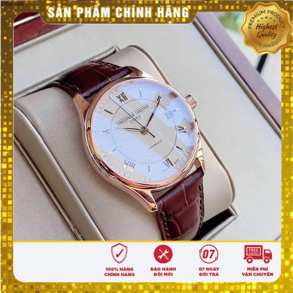 [INBOX TRẢ GIÁ] Đồng hồ nam chính hãng Frederique Constant FC-303MLG5B4 - Máy cơ tự động - Kính Sapphire