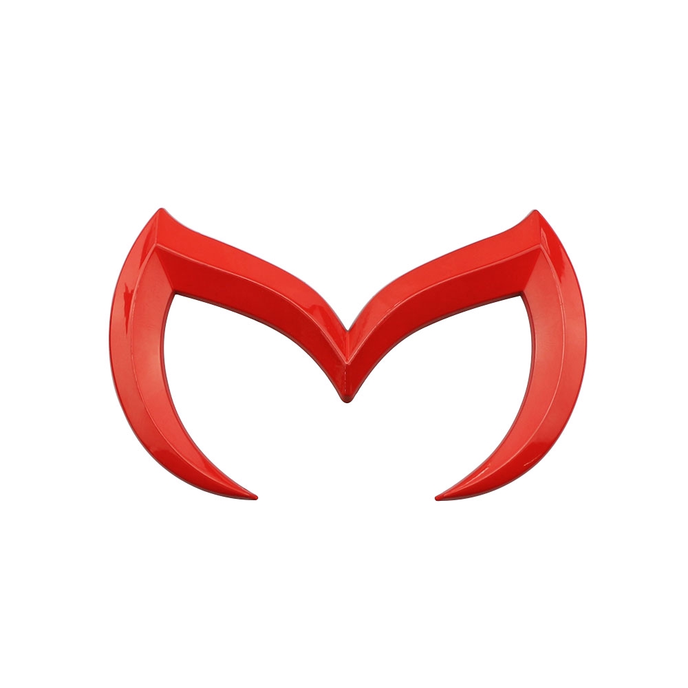Miếng dán kim loại hình logo kiểu Người Dơi dành cho xe Mazda 3 5 6 CX3 CX5 CX7 CX9