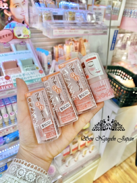 Phấn má dạng thỏi Canzane 🦄 Màu Cam Đào 😍