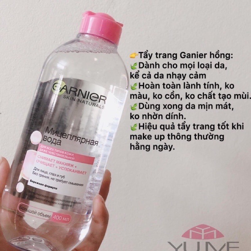 Nước tẩy trang Ganier 400ml Vàng Hồng Xanh Nga | BigBuy360 - bigbuy360.vn
