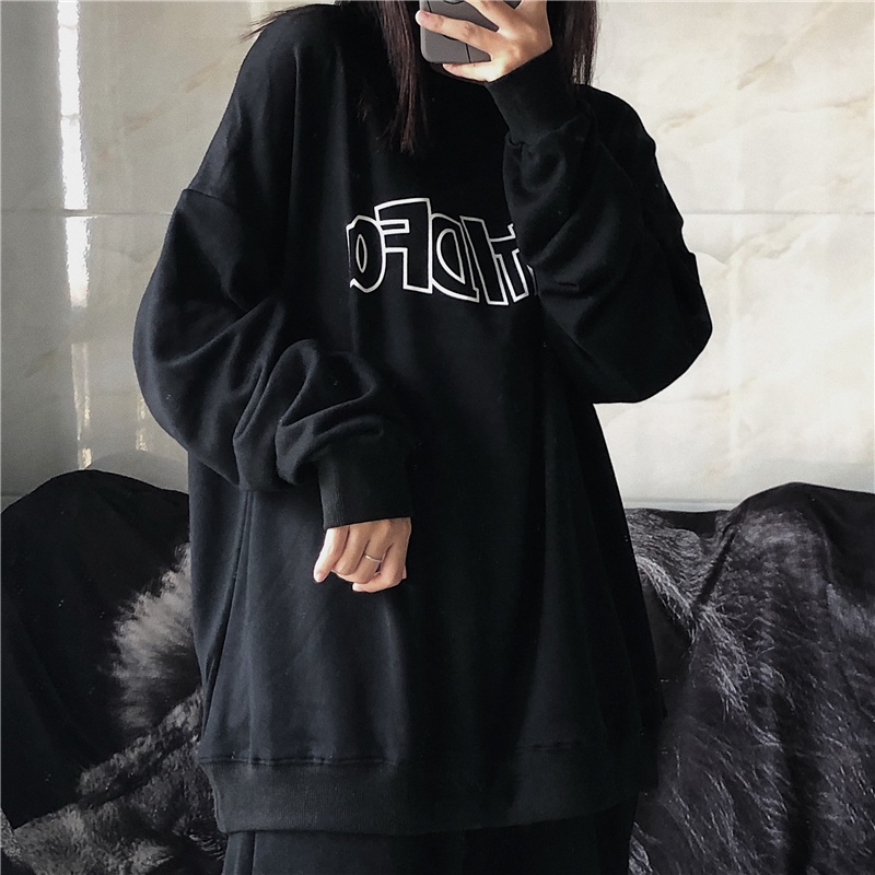 NRVP Áo Hoodie Thiết Kế Đơn Giản Thời Trang Hàn Quốc Cho Nữ
