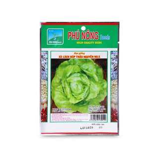 Hạt giống xà lách búp thảo nguyên Phú Nông(PN130519) - 2g