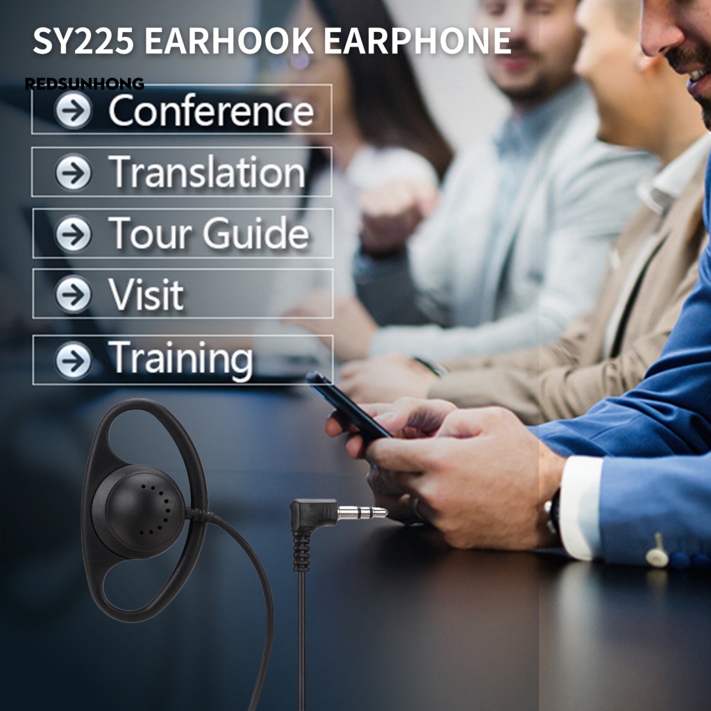 Tai Nghe Có Dây RSH.z 1.2m Giắc Cắm 3.5mm Theo Dõi Giọng Nói Chuyên Dụng