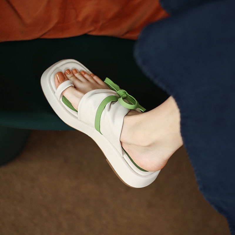 Dép Sandal Đế Dày Thời Trang Mùa Hè Phong Cách Mới Cho Nữ