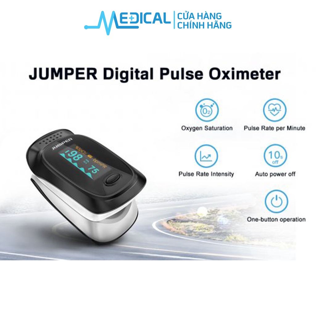 Máy đo nồng độ oxy máu jumper jpd-500d oled, spo2, pr, pi fda hoa kỳ chứng - ảnh sản phẩm 3
