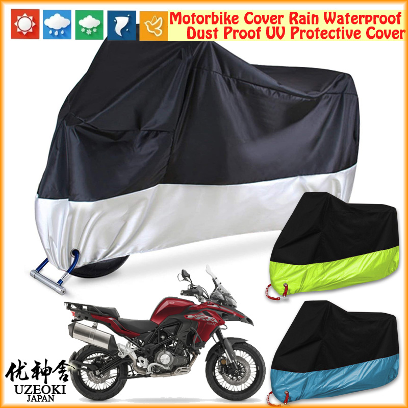 UZEOKI Benelli TRK502X Motorcyle Cover Motorbike Cover Nắp đậy xe máy Nắp đậy xe máy Nắp che xe máy Xe máy chống thấm nước che mưa che moto Selimut Động cơ Mưa Chống thấm Bụi Bụi UV Vỏ bảo vệ động cơ Sarung Motor