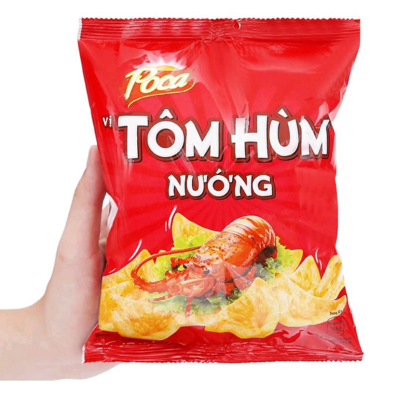 Snack vị tôm hùm nướng/ bò lúc lắc Poca  gói 35g/65gram