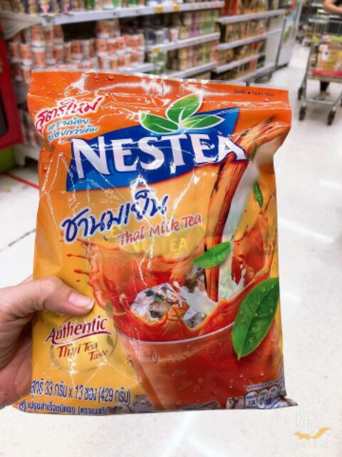 TRÀ SỮA NESTEA THAI MILK TEA 429g (33g x 13 gói)