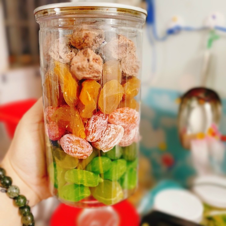 Ô mai mix 4 vị hũ 500gr