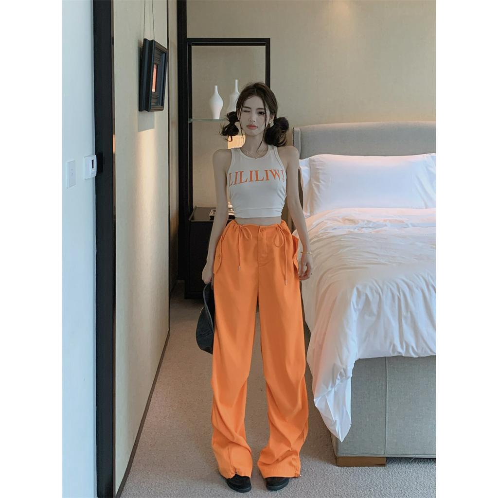 Cocory vn Quần short Dáng Rộng Phối Túi Thời Trang Mùa Hè Quyến Rũ Cho Nữ