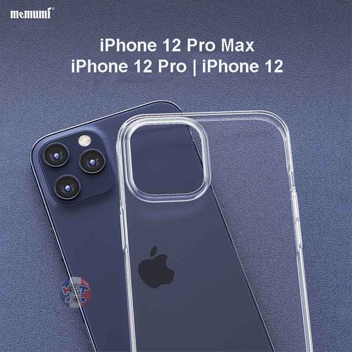 Ốp lưng trong suốt Memumi Clear cho IPhone 12 Pro Max / 12 Pro / 12 | BigBuy360 - bigbuy360.vn