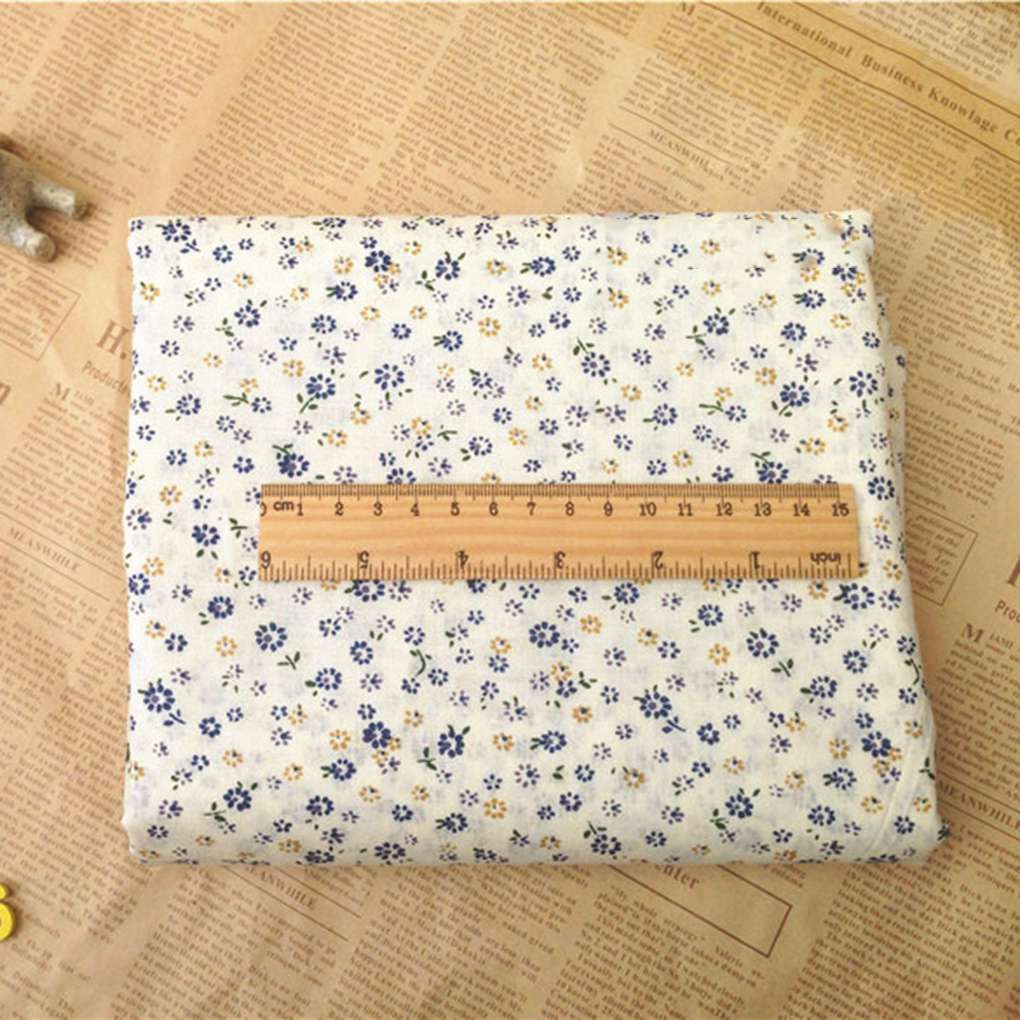 Bộ 7 Miếng Vải Cotton In Họa Tiết 25x25cm Dùng Để May Vá Thủ Công