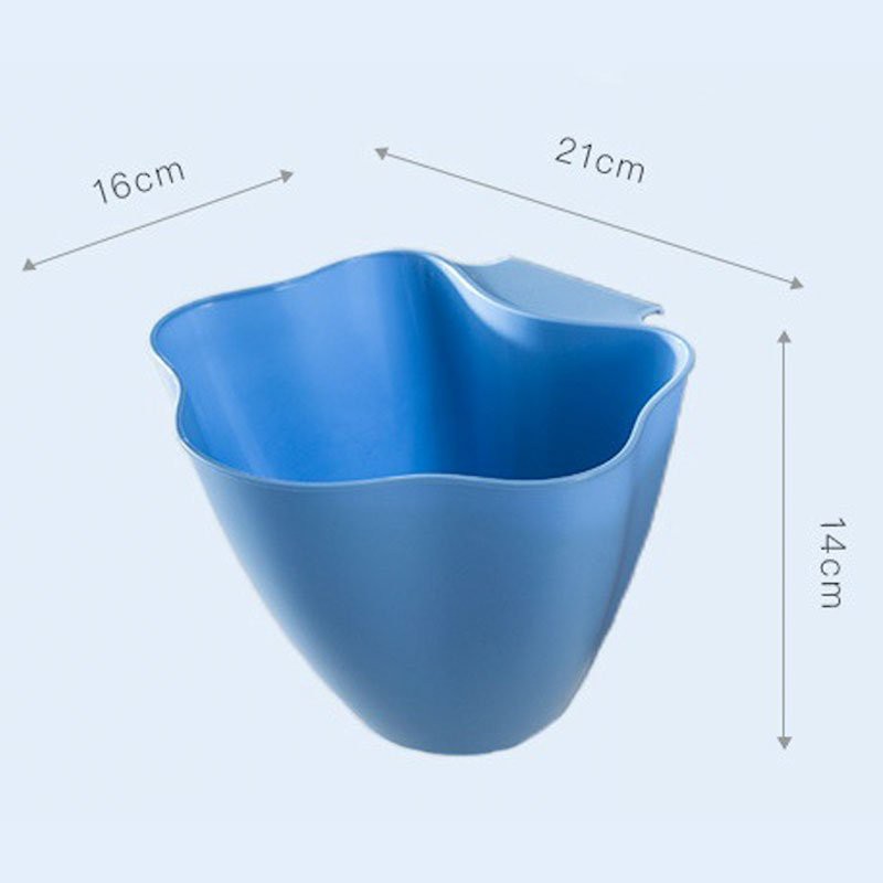 [HÀNG CÓ SẴN] Thùng rác treo tủ bếp, thùng rác kẹp cửa bếp treo tường hình bông hoa tiện lợi gọn gàng