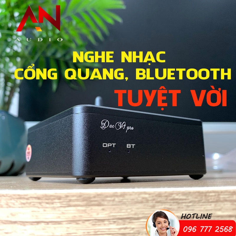 Giải Mã DAC Bluetooth SUCA V1 Pro Ver2 – Hỗ Trợ 5.0/LDAC- Tặng ngay dây quang Liton USA