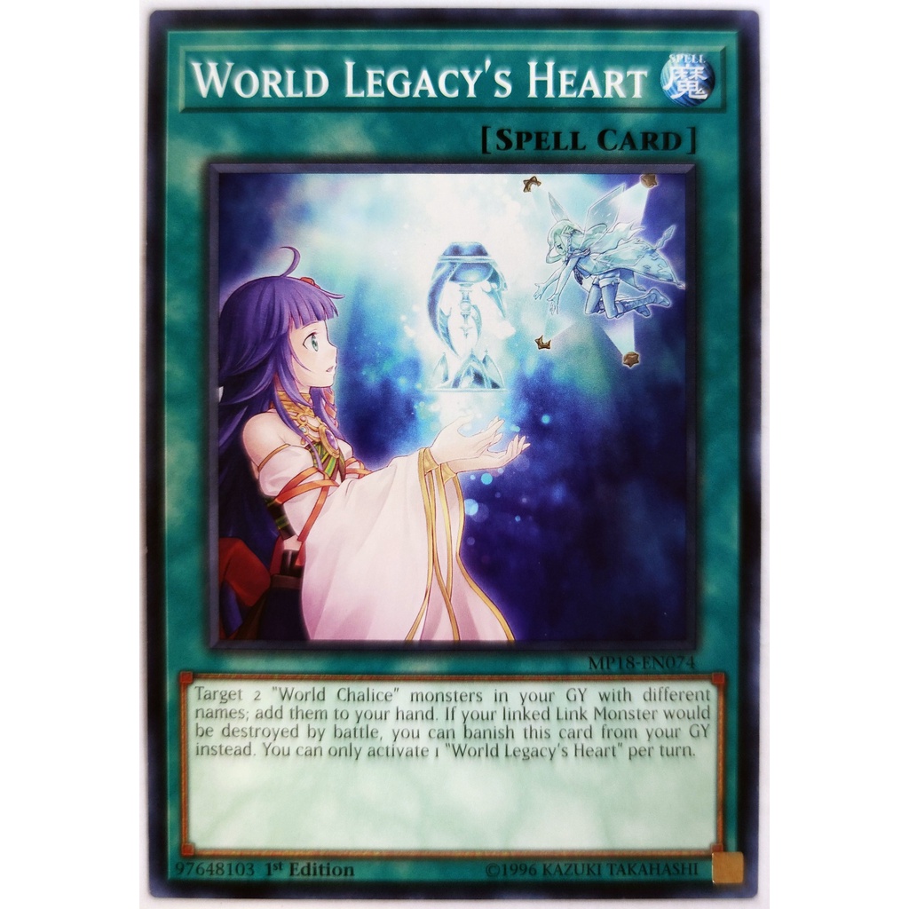 [Thẻ Yugioh] World Legacy's Heart |EN| Ultra Rare / Common