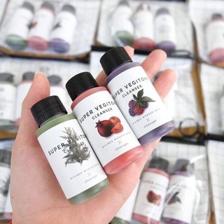 Set 3 chai sữa rửa mặt thải độc rau củ super vegitoks cleanser