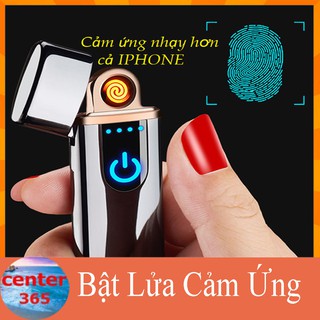 [Bảo Hành 12 Tháng] Bật Lửa Cảm Ứng Vân Tay-Quà Tặng Độc Đáo Cho Bạn Bè Người Thân Loại Xịn