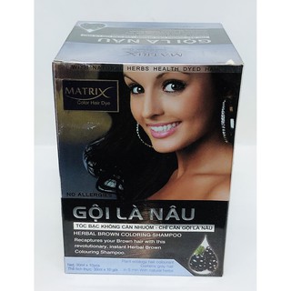 Gội Nâu Matrix Hộp 10 gói