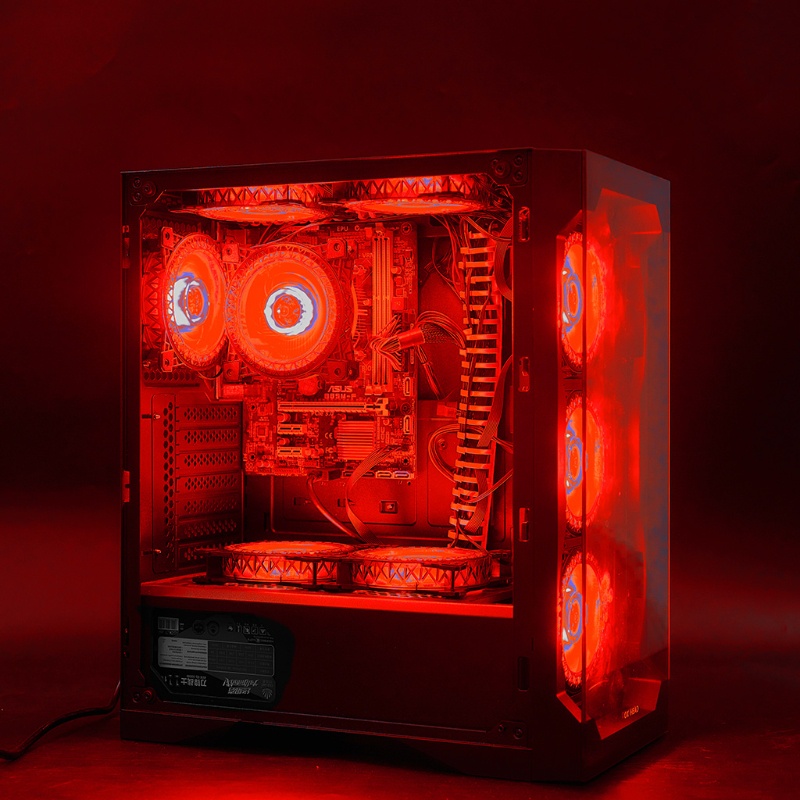 Quạt tản nhiệt RGB 120mm điều chỉnh được độ yên tĩnh 4Pin + 6Pin cho máy tính | BigBuy360 - bigbuy360.vn