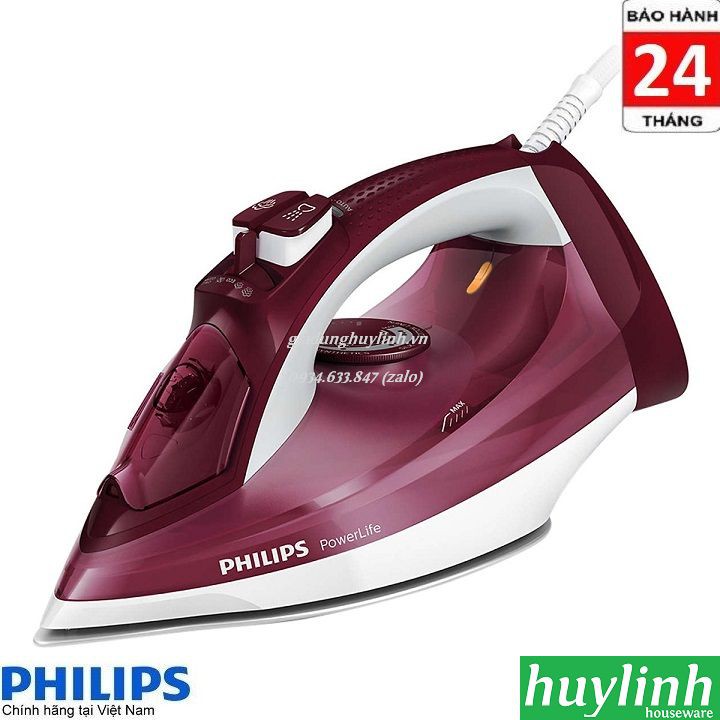 [Mã ELHAMS5 giảm 6% đơn 300K] Bàn ủi hơi nước Philips GC2997 - Chính hãng