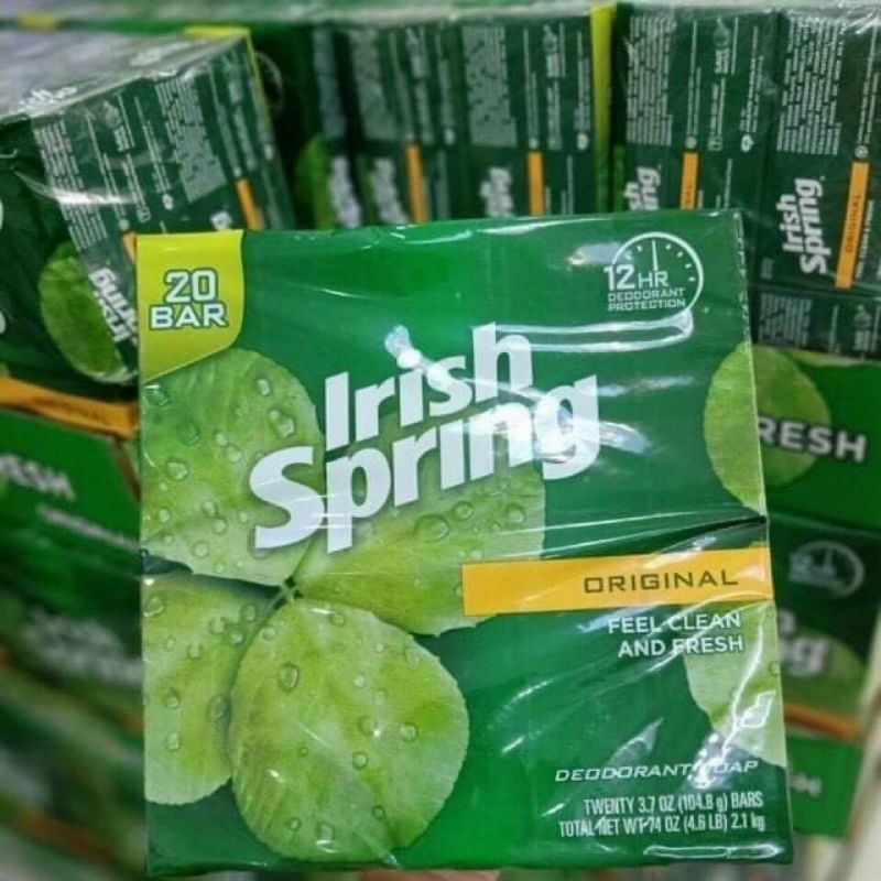 Xà phòng Spring USA của Mỹ - Lốc 20 cục - loại 104g