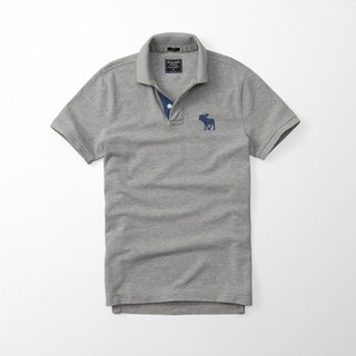 Áo thun polo Abercrombie & Fitch ABR-PO118 Big Icon Polo Grey