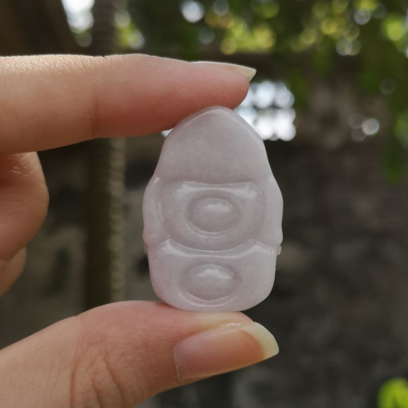 [Type A 100% thiên nhiên] Mặt dây chuyền Thần Voi Ganesha NGỌC JADEITE (cẩm_thạch) loại A không xử lý