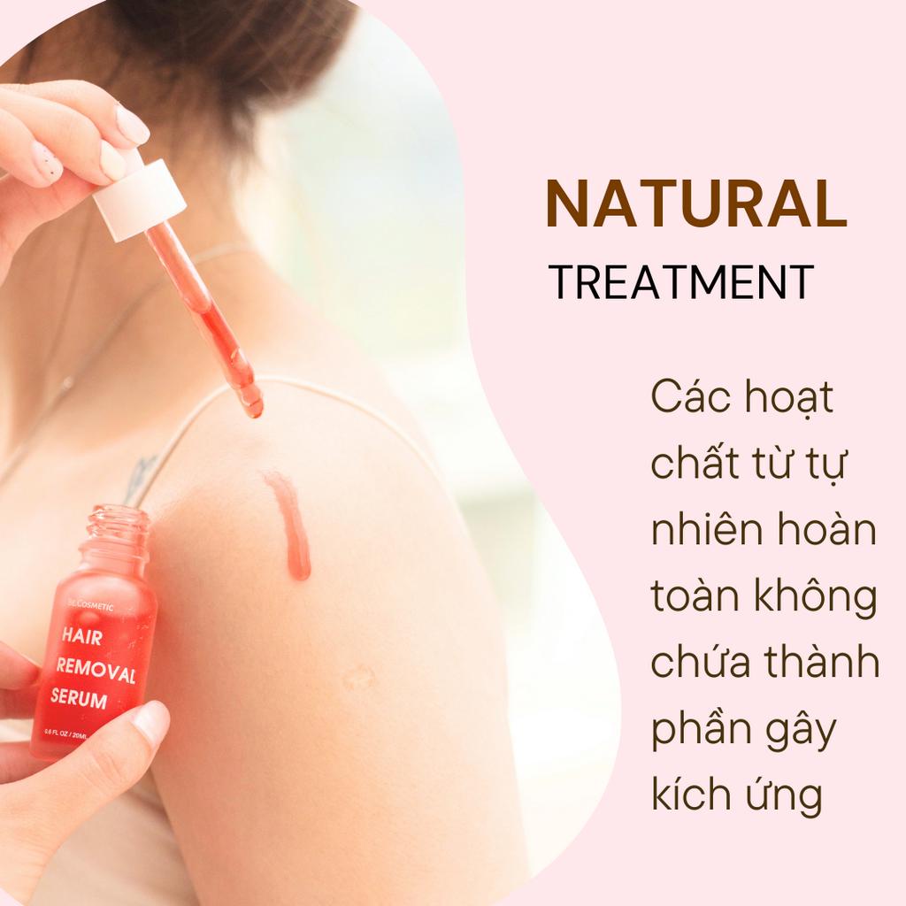 Combo Kem Tẩy Lông Và Serum Ức Chế Be.Cosmetic Triệt Sạch Lông Nhanh Chóng