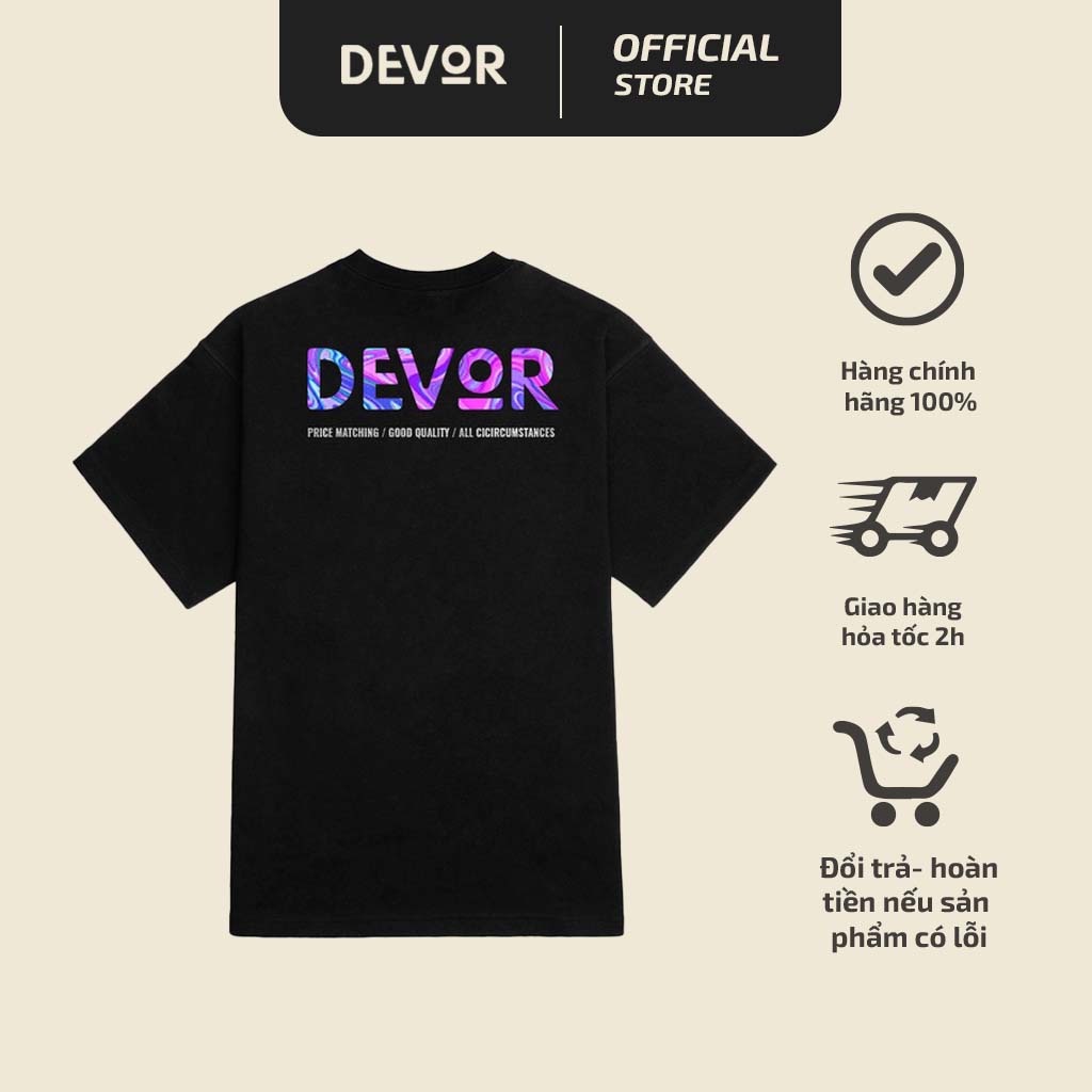 Áo Thun Devor Signature, Áo Phông From Rộng 2022