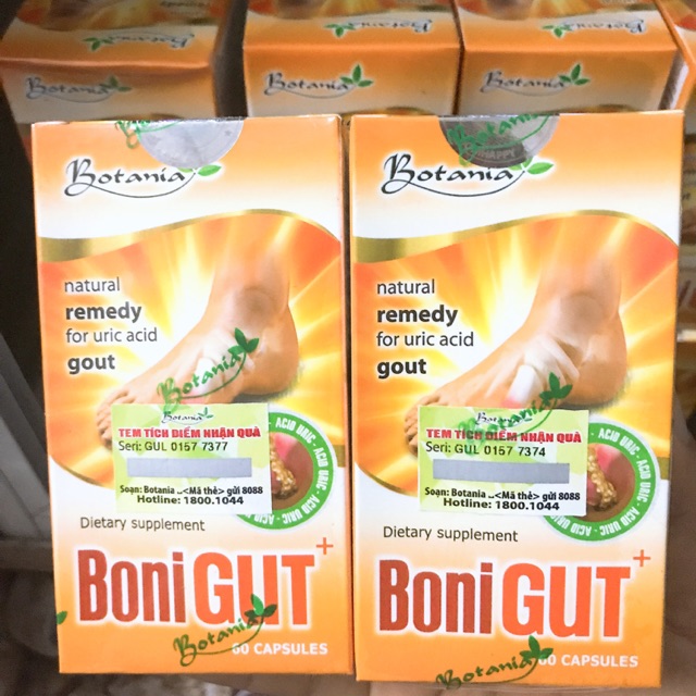 ✅[CHÍNH HÃNG] BoniGUT- Hỗ Trợ Điều Trị Bệnh Gut<Mua 6 tặng 1 bằng tem tích điểm>