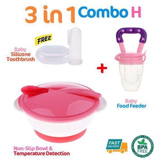 Bộ Dụng Cụ Ăn Dặm 3 Trong 1 Cho Bé