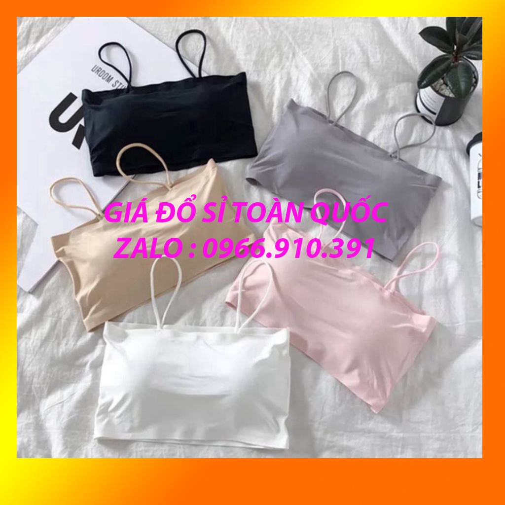 Áo Bra Đúc Su Quây 2 Dây 🍓️SIÊU HOT🍓️ Áo Bra Su Chất Vải Mát Lịm - 8881