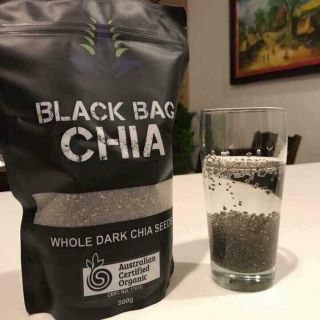 500g hạt chia đen úc.