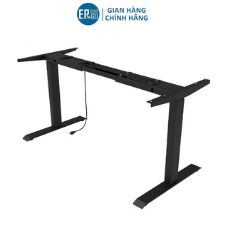 Chân bàn nâng hạ Ergochair Công thái học Đen C02 2 Motor - Điều chỉnh chiều cao linh hoạt