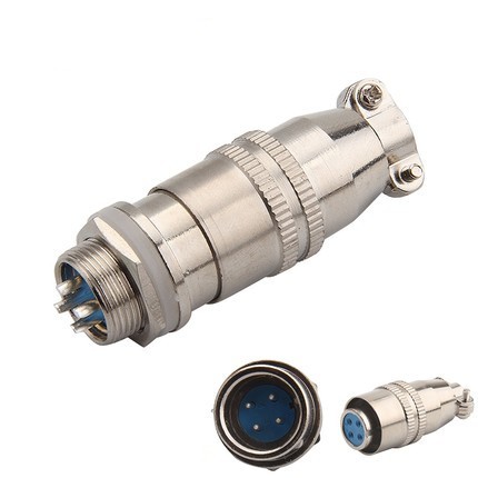 Jack XS12JK (Đực + Cái) XS12JK-4P/Y 12mm 4 chân