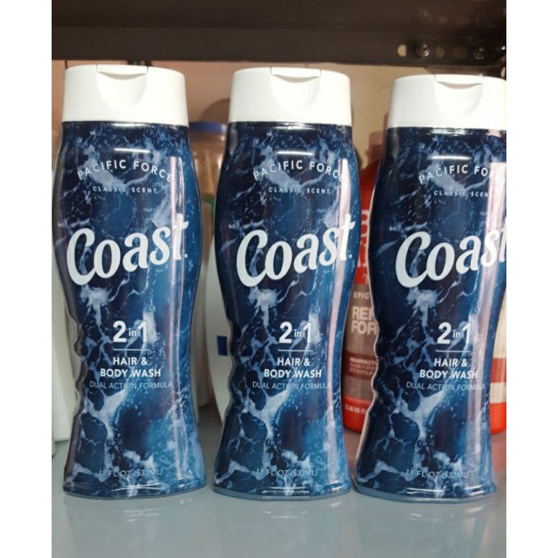 Sữa tắm gội Coast Classic  Scent chai 532ml của Mỹ