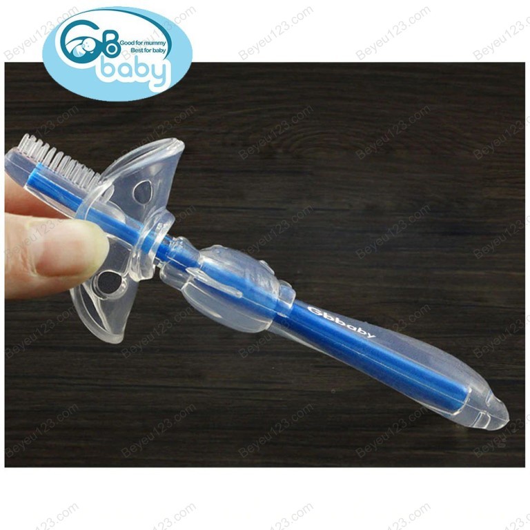 1 Bàn chải đánh răng, nướu silicone mềm GB Baby an toàn cho bé