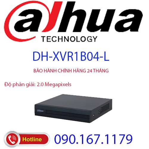 Đầu ghi HDCVI 4 kênh DAHUA DH-XVR1B04-I